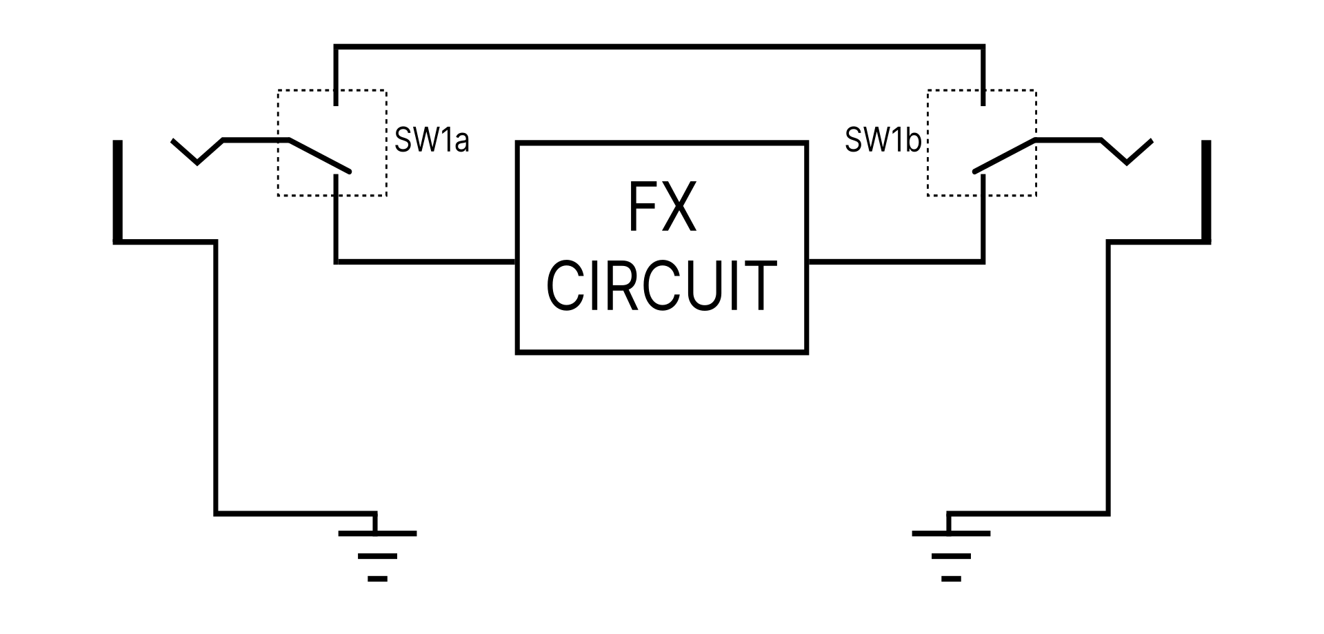 Circuit 1 of 48: The True Bypass - Stompbox Electronics