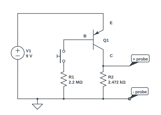 fuzz face germanium transistor hfe measurement calculation tool