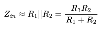 Equation for Common Emitter Input Impedance Simplified