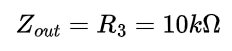 LPB-1 output impedance calculation is 10k.