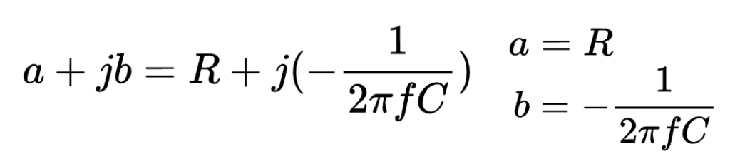 Cartesian form of denominator imaginary number.