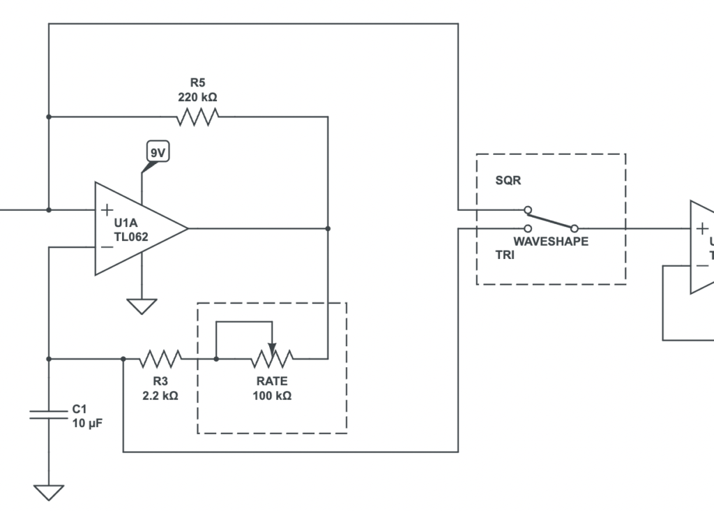 Dan-Echo LFO Mod - Waveshape Toggle Wiring