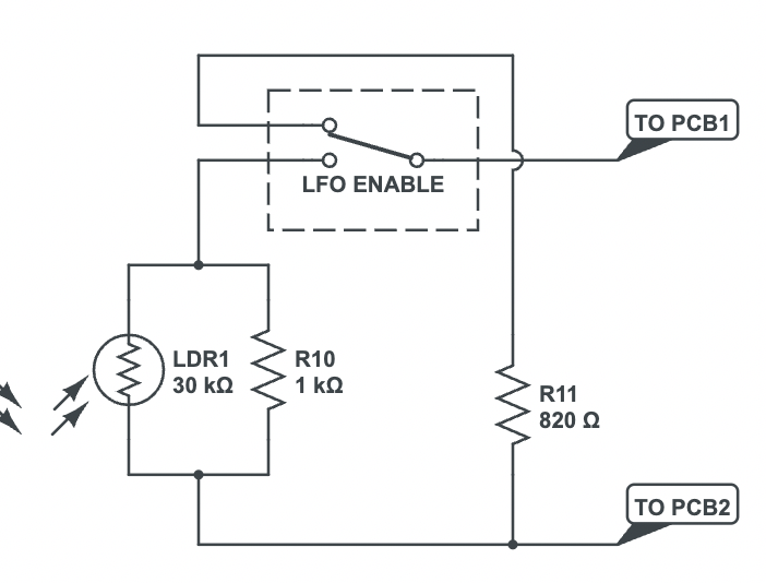 Dan-Echo LFO Mod: LFO Enable Switch Wiring