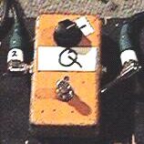 MXR Phase 90 "Script" Logo from Thurston Moore's pedalboard circa 1998