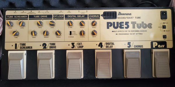 The Ibanez PUE-5 Tube MultiFX pedal.