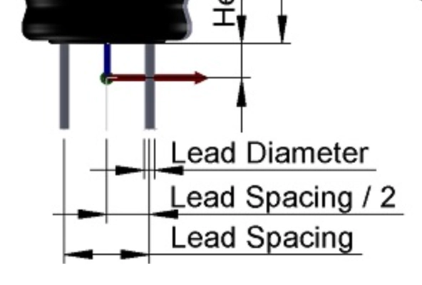 Electrolytic Cap Lead Spacing