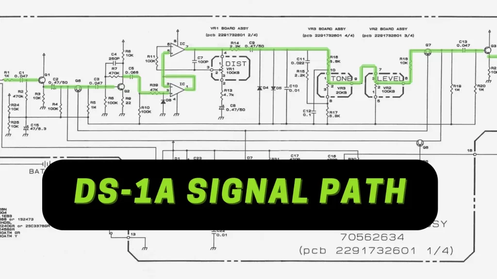 DS-1A circuit signal path