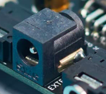 Figure 7.11 A typical switched power connector.