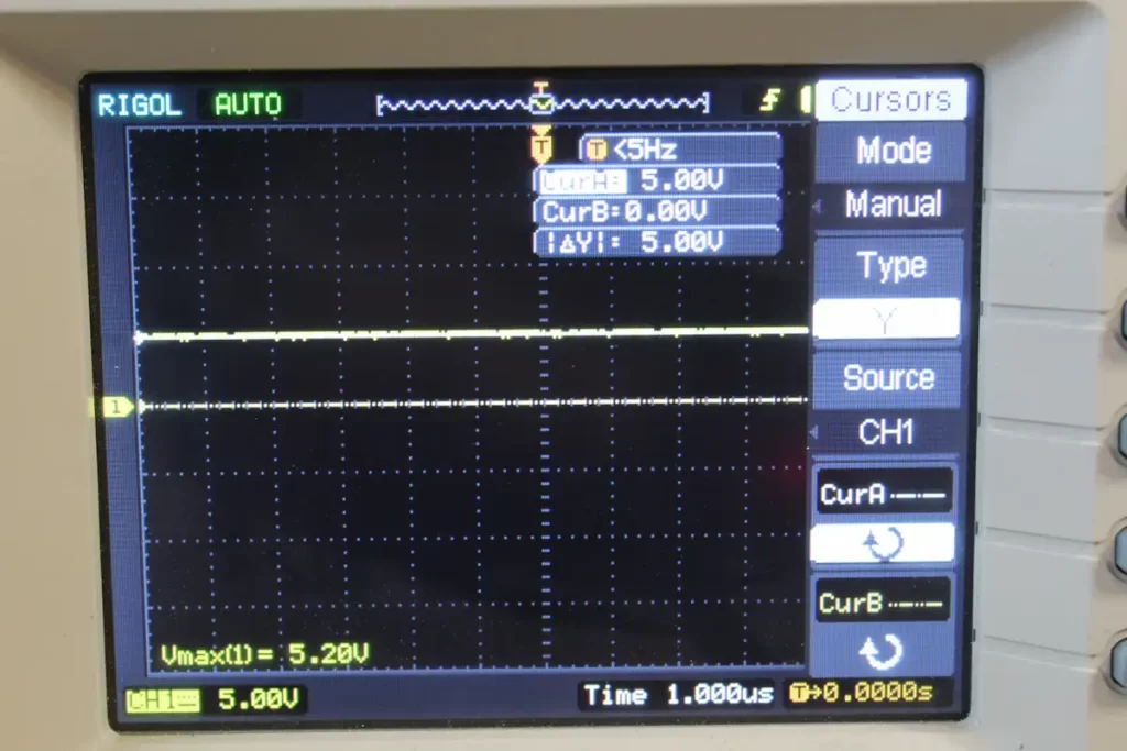 5V found at the output of U21 