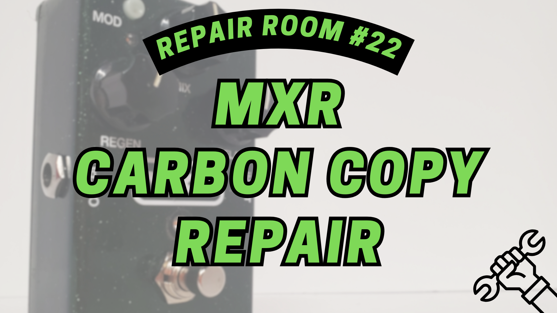 Repair Room #22: MXR Carbon Copy Repair