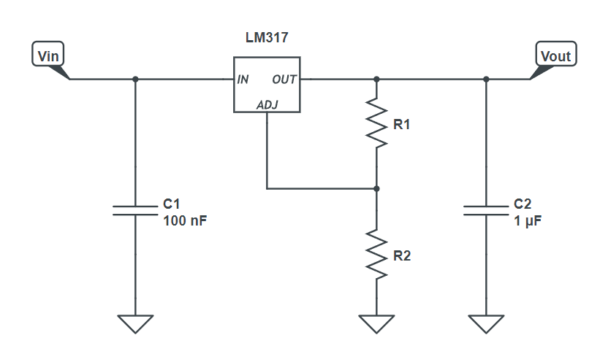 LM317 Adjustable Voltage Regulator Calculator